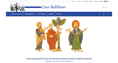 Desktop Screenshot of casabalthasar.org