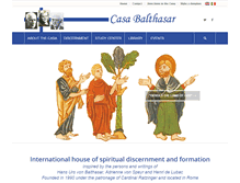 Tablet Screenshot of casabalthasar.org